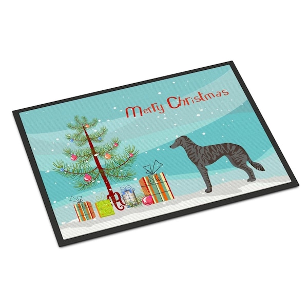 Carolines Treasures 24 x 36 in. Longdog Christmas Tree Indoor or Outdoor Mat CK3849JMAT - main